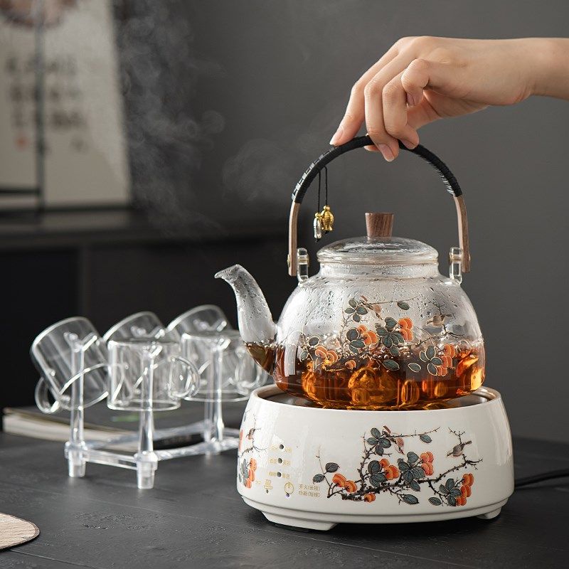 电热炉围炉煮茶泡茶壶厨房加热茶炉煮茶器新款触摸咖啡家用小电炉