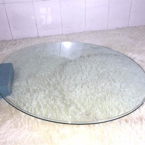 钢化玻璃桌面定做制透明园台面茶几玻璃面家用餐桌台玻璃大圆桌面