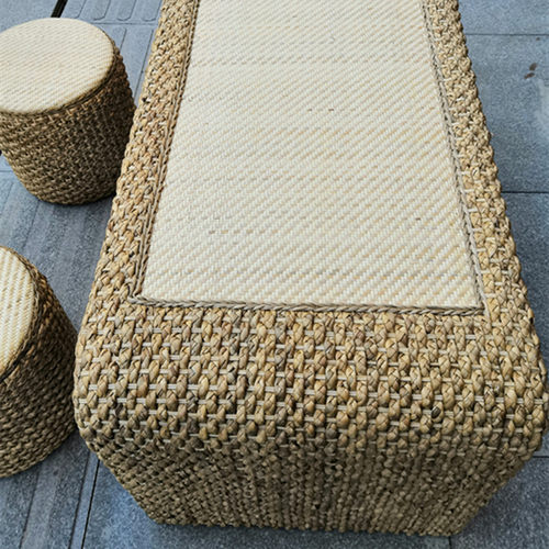 日式藤编榻榻米茶几小桌子炕桌禅意矮茶桌简约阳台手工编织飘窗桌