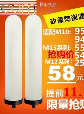 通用道尔顿净水器M10 9504 M15 5504 5404 M12 2504 10寸陶瓷滤芯