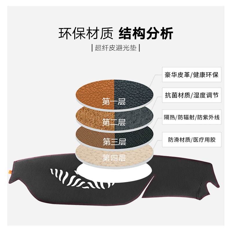 东风标志3008 5008 2008 307 408标致308中控仪表台防晒避光垫508
