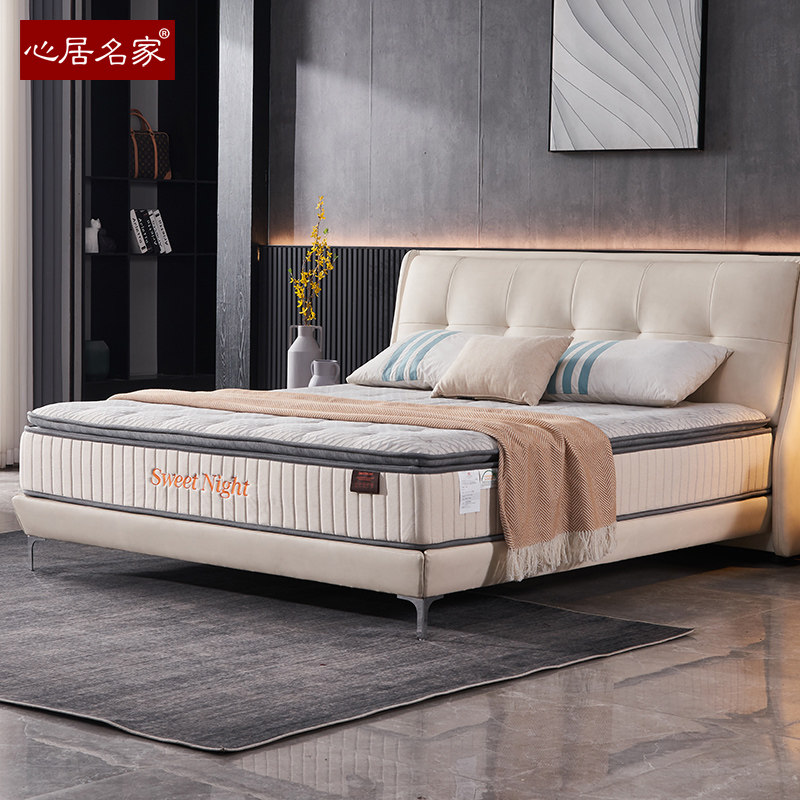记忆绵床垫独立装弹簧透气海绵静音睡眠床垫1.5米/1.8m曼卡洛