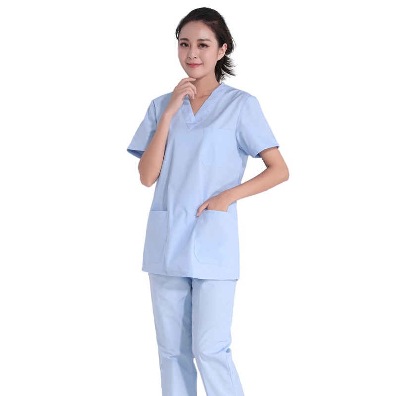 悦爱薇手术服洗手衣手术衣医生服分体套装纯棉美容院工作服男女