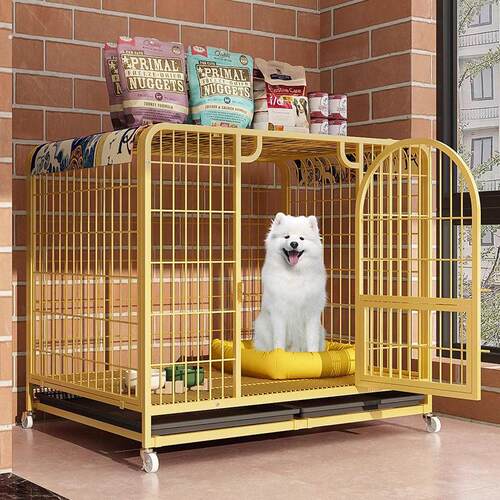 家用狗笼子宠物栅栏猫笼大中小型犬猫窝隔离超大自由空间厕所一体