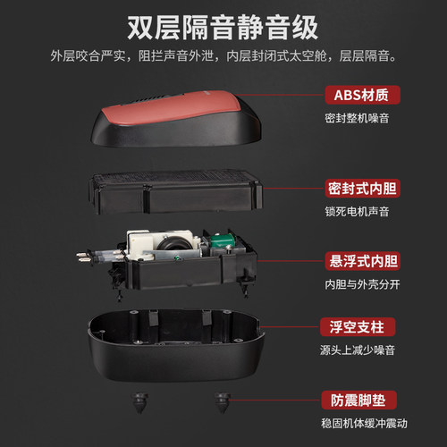 博特鱼缸氧气泵打氧泵养鱼增氧泵加氧泵增氧机气泵家用静音氧气泵