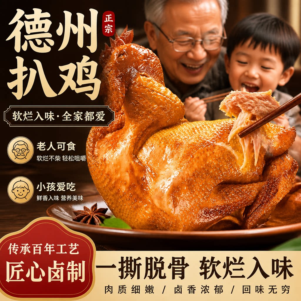 山东德州扒鸡正宗中华老字号图片