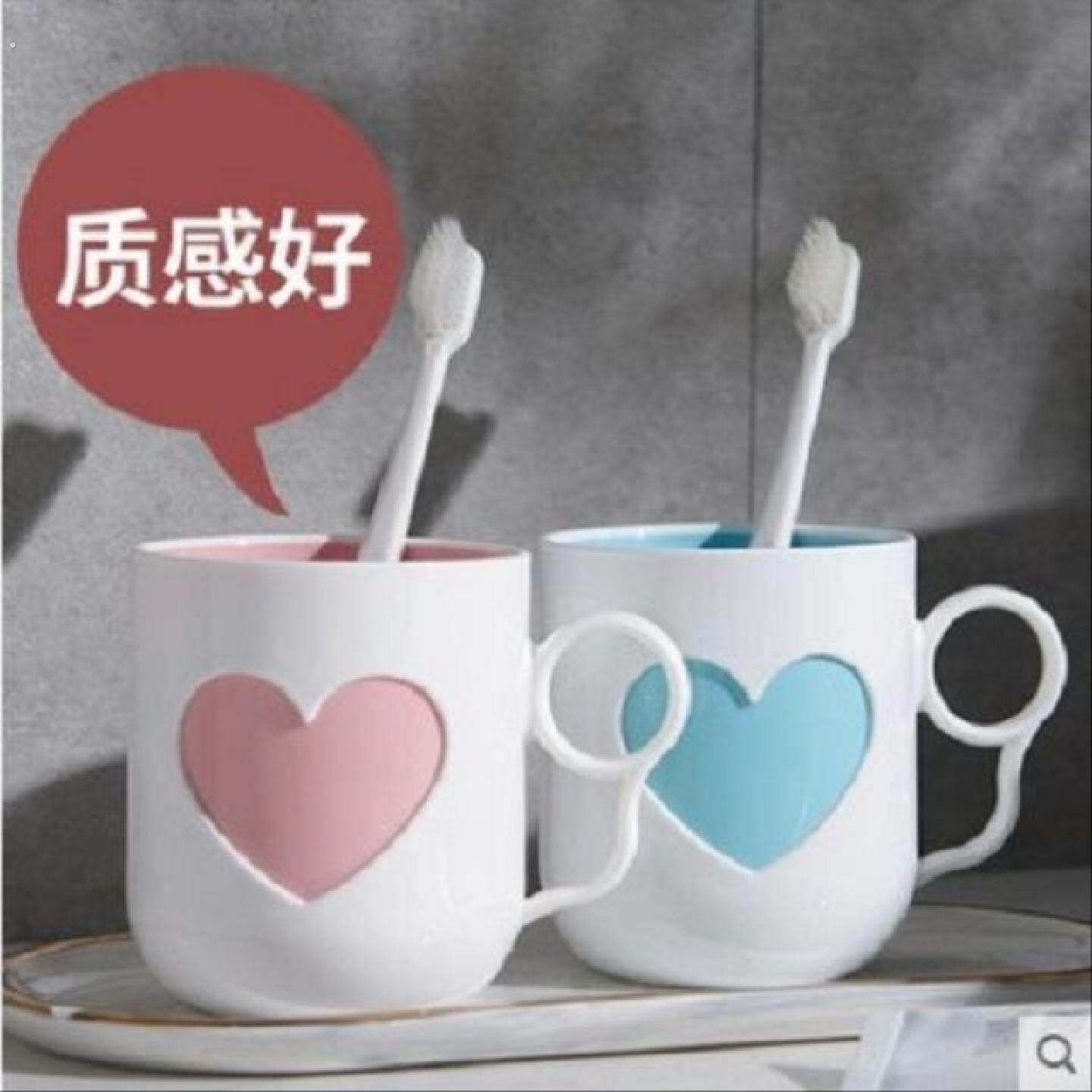 亲子刷牙杯子情侣牙缸杯套装塑料牙刷杯一对家用洗漱杯三口之家