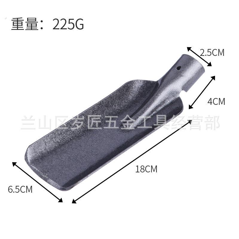 放羊铲子不锈钢放羊小铁锹小号锰钢窄铲方铲多功能小口锹放羊神器