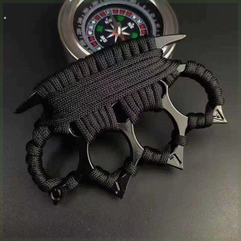 指虎合法防身武器手扣拳扣钥匙扣四指拳套手撑子指环破窗防狼神器