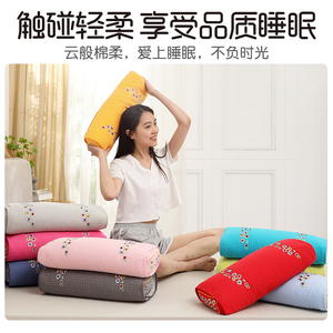 艾洛琳全荞麦皮枕头助睡眠专用大人硬高枕芯学生宿舍韩式护颈椎枕