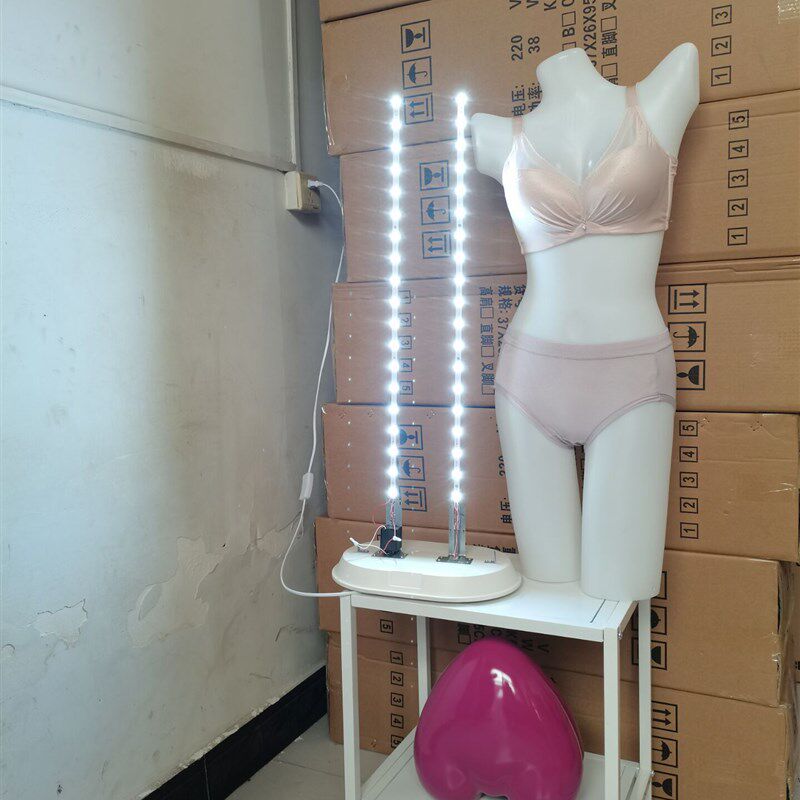 内衣模特道具女半身发光橱窗女模特美体灯模灯光胸膜内裤半体包邮