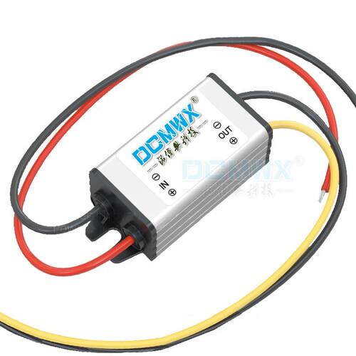 12v24v转5v伏降压线电源转换器车载LED电子显示屏P10走字屏变压器