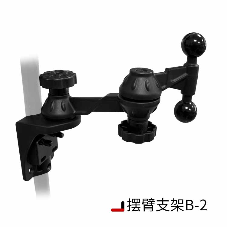 船载工业车载电脑托架MES工位机显示器平板多关节调节横臂支架