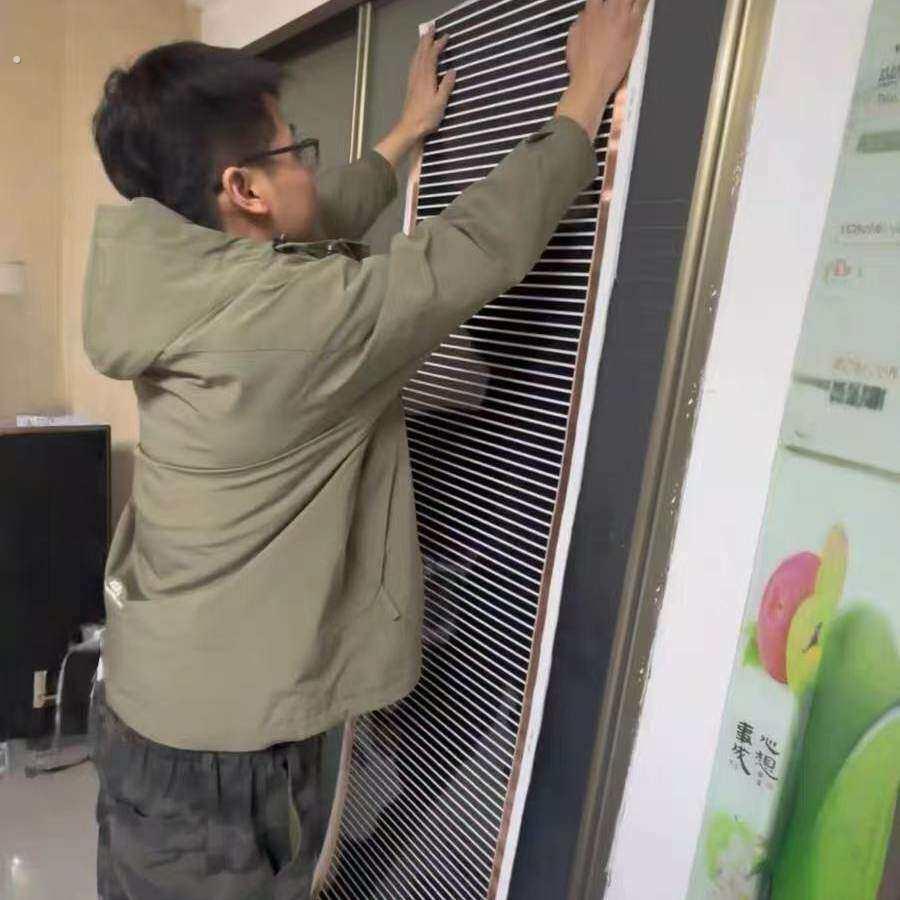 石墨烯电热膜挂墙家用高温加热取暖挂墙暖气片碳晶壁挂墙暖电热板