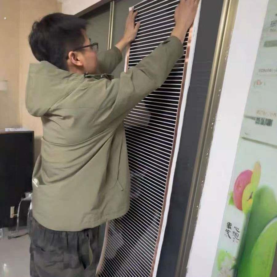 石墨烯电热膜挂墙家用高温加热取暖挂墙暖气片碳晶壁挂墙暖电热板