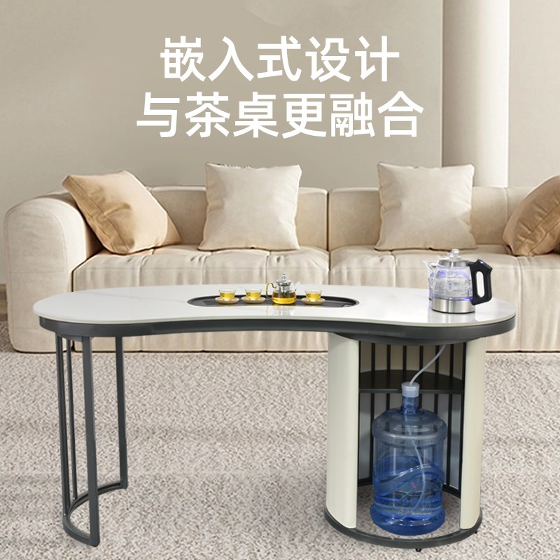 金格仕隐藏式暗装电茶炉手柄上水电热烧水壶岩板茶桌专用一体茶具