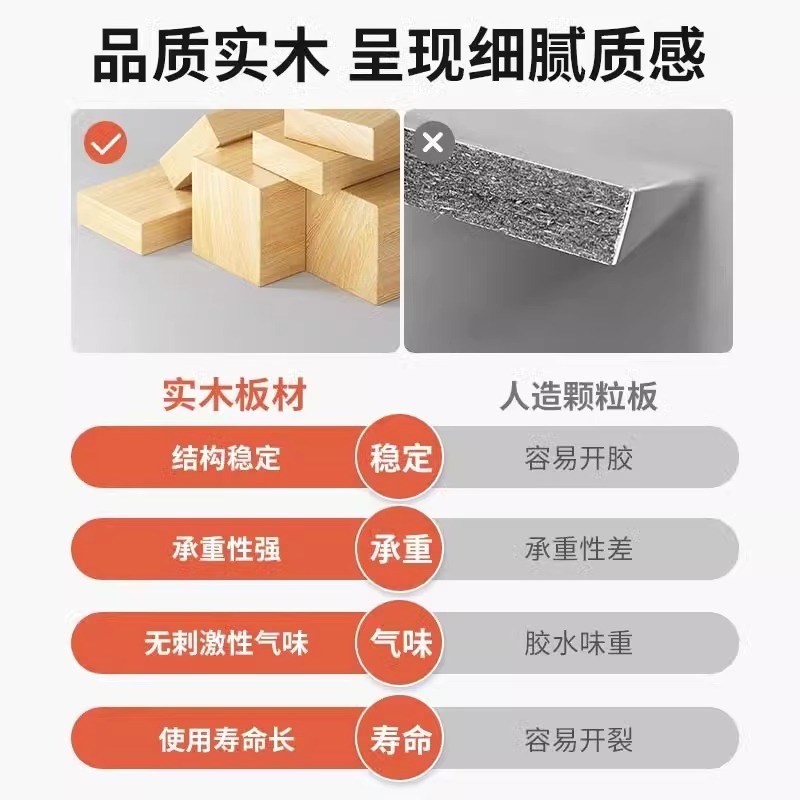实木书架落地矮书柜靠墙组合格子储物柜幼儿园置物架客厅电视柜