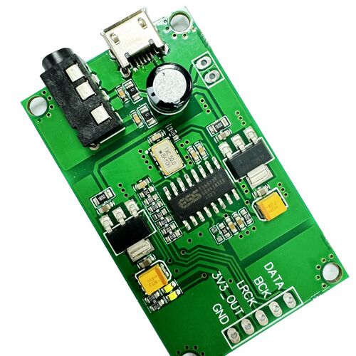 ES9023音频解码板 I2S/IIS输入DAC数字音频转3.5AUX模拟输出模块