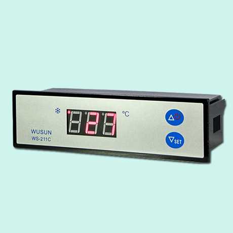 WUSUN伟森WS-211C电子数显温控器展示柜冰柜冷柜扎啤机温度控制器