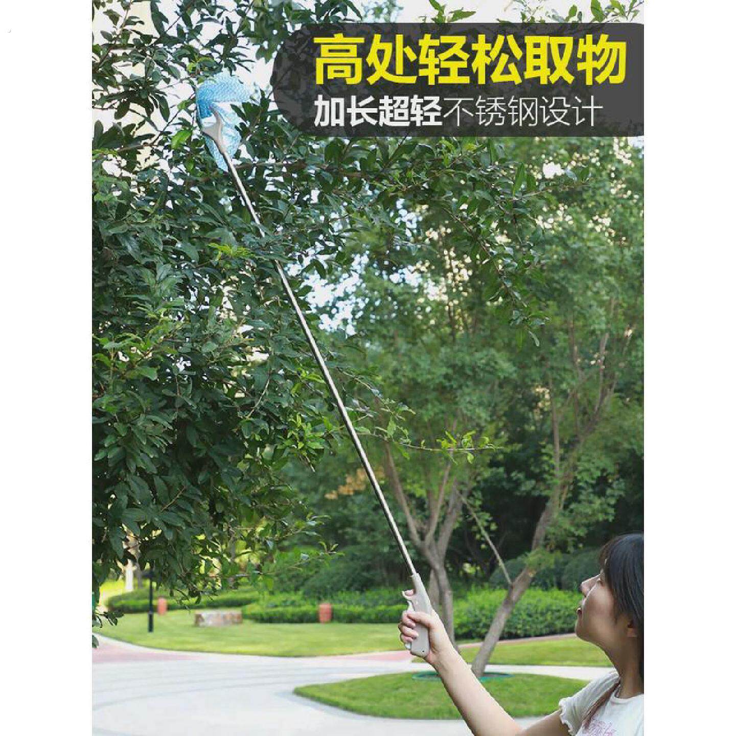 捡垃圾夹子拾物器长夹子取物夹环卫生钳子夹加长柄捡东西工具