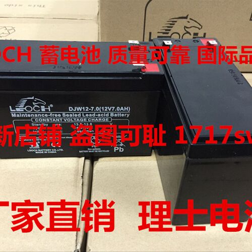 LEOCH门禁后备电源电池 12V7AH电池 DJW12-7.0  12V7AH UPS蓄电池