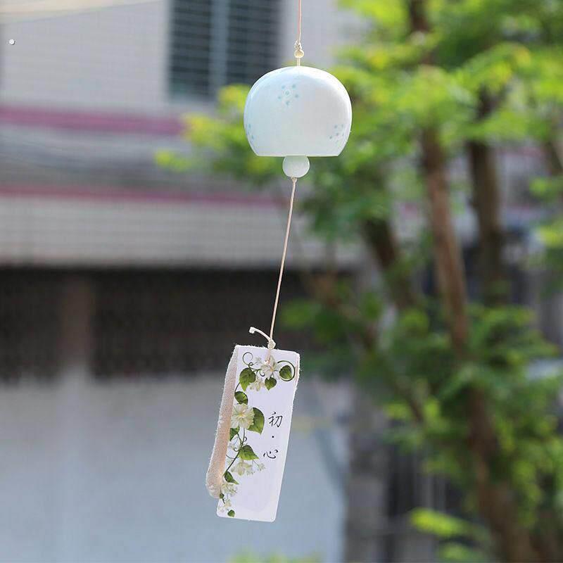 听海 手工陶瓷风铃挂饰日式和风卧室挂件家居装饰品创意生日礼物