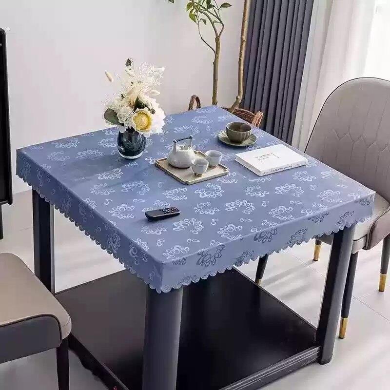 皮桌布防水防油防烫免洗餐桌茶几取暖桌电炉罩套加厚家用麻将桌罩