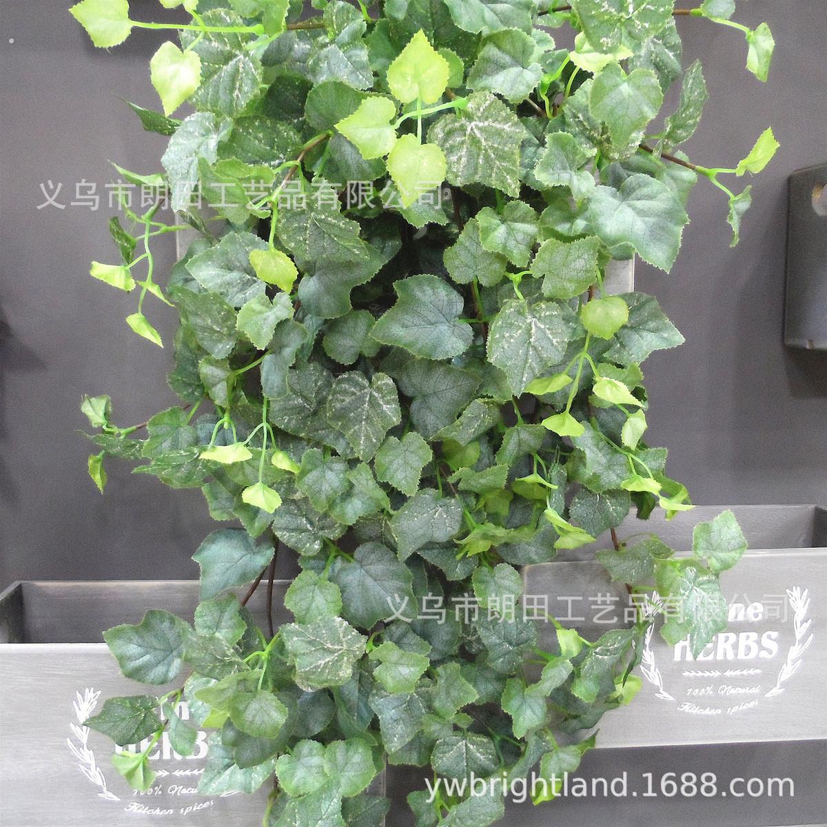 1米仿真绿植把束加密迷你提子叶葡萄叶壁挂藤条装饰藤条藤蔓秋色