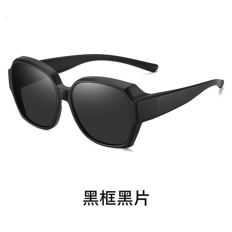 近视夜视镜夜间开车驾驶专用男士防炫光偏光夹片骑行防远光灯