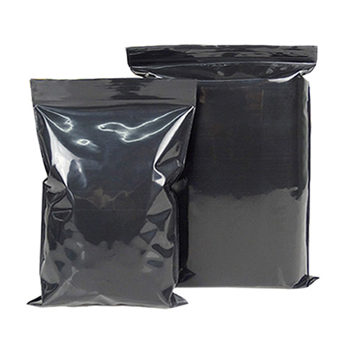 PE7号15*20*13丝加厚非透明黑色自封 颜色封口袋避光袋100个包邮