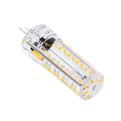 G4超高亮12V插脚灯泡led水晶灯珠G9白光暖白插针220V三色光源7w 9