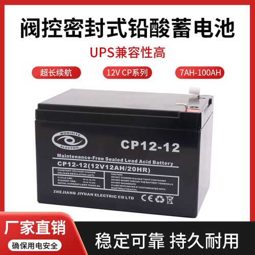 消防主机电池UPS电源直流屏UPS阀控密封式铅酸蓄电池12V 10 20AH