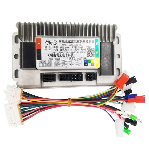 曦日电动车控制器24V48V60V72V96V智能正弦波三模无刷电机