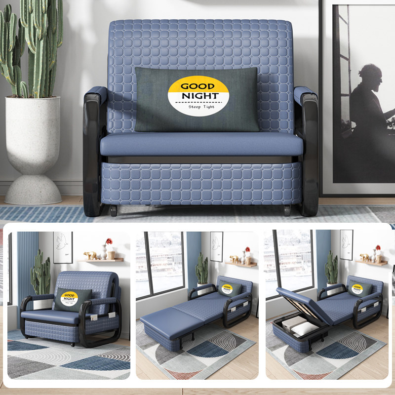 免洗科技布沙发床可折叠两用多功能简约单人客厅新款小户型位卧室