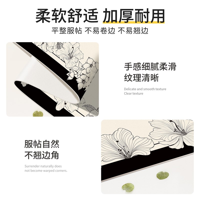 轻奢高级感餐边柜电视柜桌垫防水防油免洗鞋柜防脏桌布台面保护垫