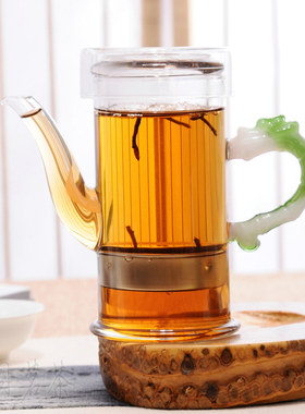 耐热双耳套杯 红茶功夫茶具茶壶 玻璃茶具铁观音普洱花草茶壶家用