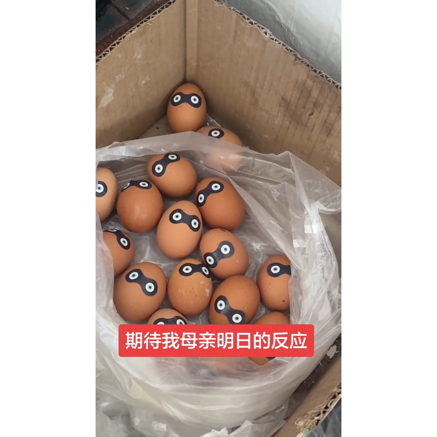 蛋仔蛋小黑眼睛眼睛贴纸周边鸡蛋黑眼罩贴纸整蛊搞怪表情装饰