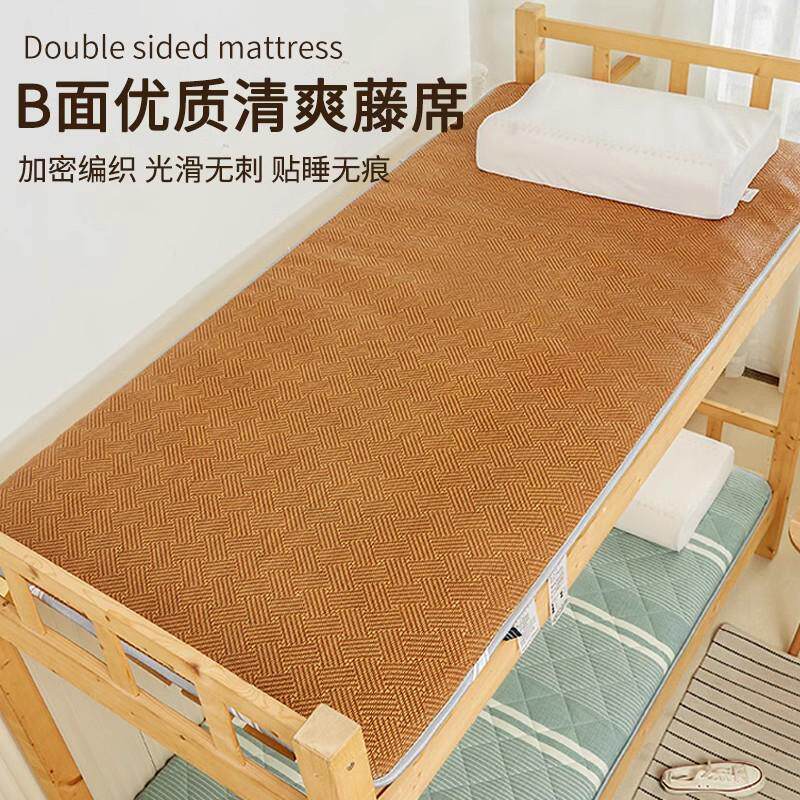学生凉席床垫软垫子冬夏专用垫被双面两用褥子单人夏季90x190宿舍