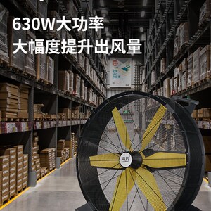 雷豹EF4822D可移动工业冷风机 仓库大风量4档以上电风扇
