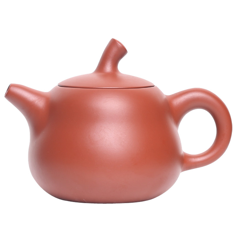 潮州特色纯手工茶壶章林浩原矿朱泥瓜壶葫芦小壶功夫工夫茶壶硕果