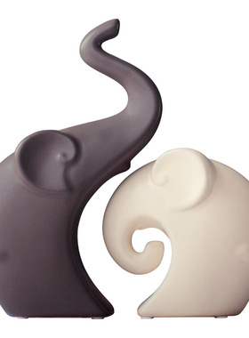 北欧创意陶瓷工艺品卧室客厅酒柜电视柜情侣对象家居摆件装饰礼品