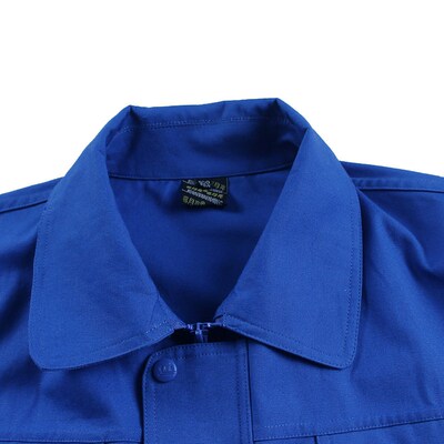 弯月亮夏季长袖工作服套装男女劳保服汽修耐磨工装工厂车间工服