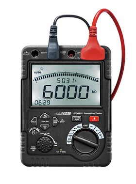 CEM高压绝缘电阻测试仪DT6605交直流电压绝缘表5000V兆欧表60G
