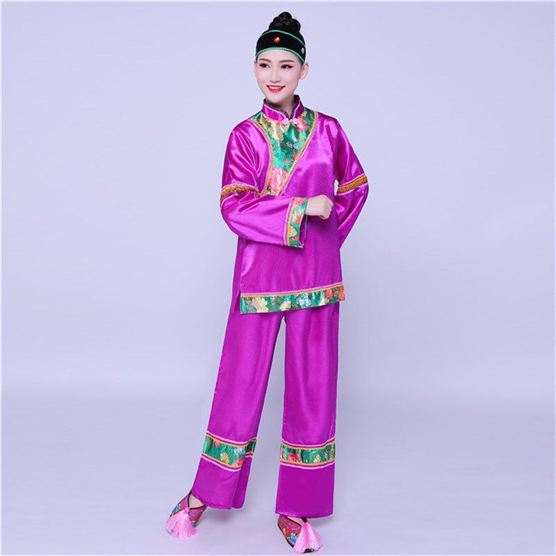 媒婆地主婆演出服丑婆婆老太太表演服中老年秧歌服俏夕阳大妈舞服