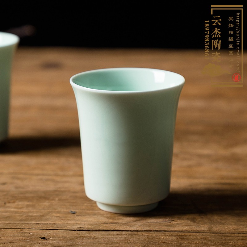 陶瓷酒瓶白酒瓶 空瓶密封酒坛酒罐 1斤青瓷 一斤装家用小酒壶古风