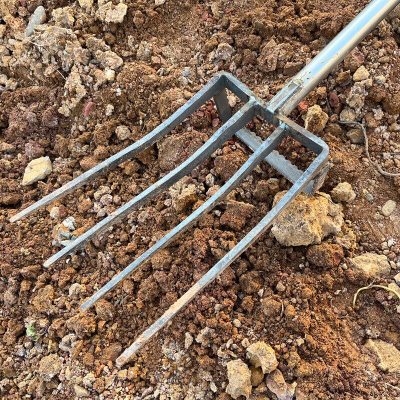 翻地松土神器深翻器锄头铁锹农具钢叉子挖地翻土开荒农用工具耙子