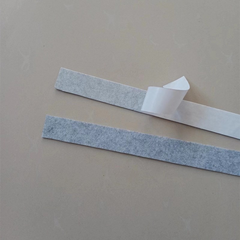 0.5厚超薄背胶毛毡条防滑毛毡桌椅脚垫 地板保护垫家具床板防响条图片
