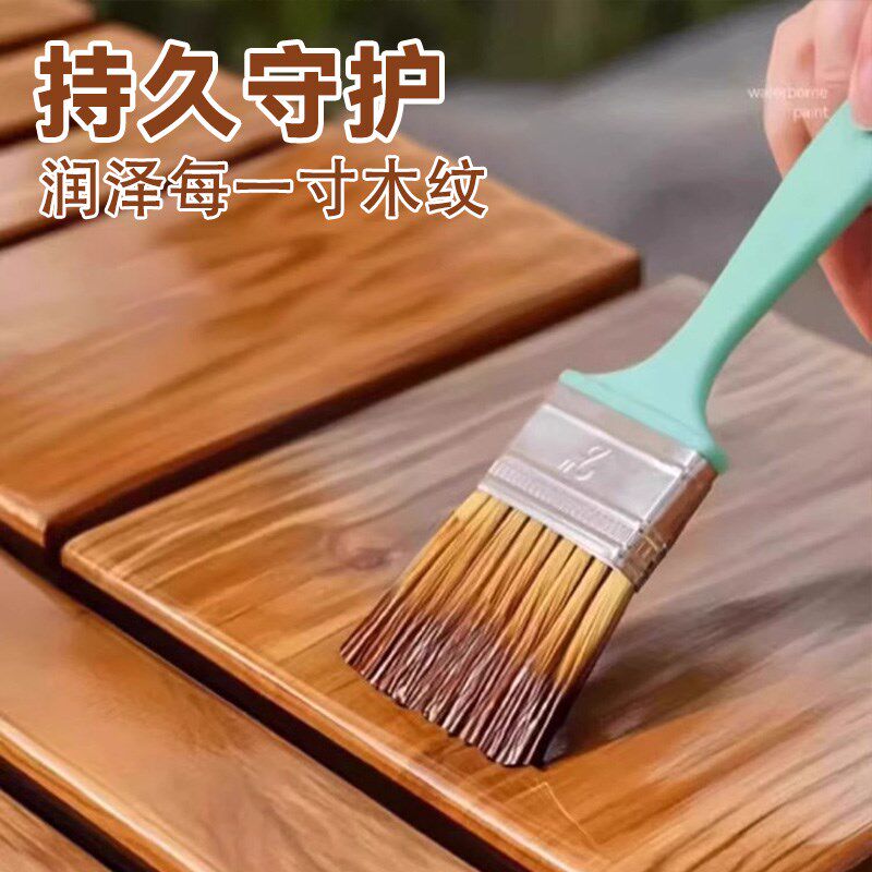 户外防腐木头专用油漆防水涂料实木透明清漆室外地板翻新漆木蜡油