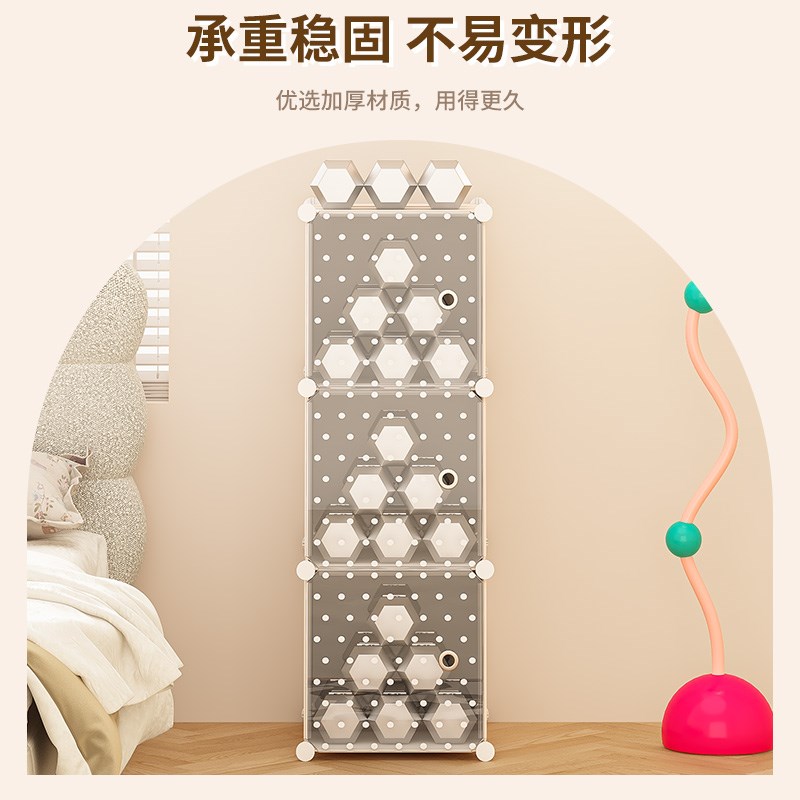 衣柜卧室家用简易衣橱儿童房放衣服收纳柜结实耐用奶油风组装衣柜