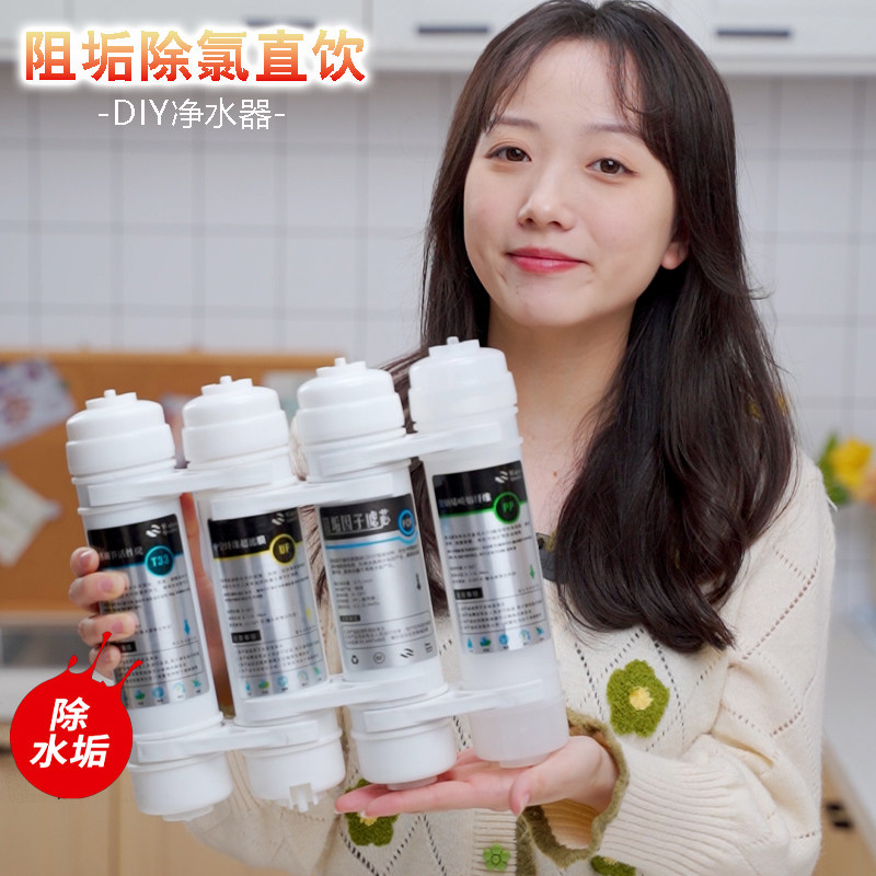 DIY组装净水器阻垢除水垢套装厨房家用过滤直饮去水碱水锈套装新